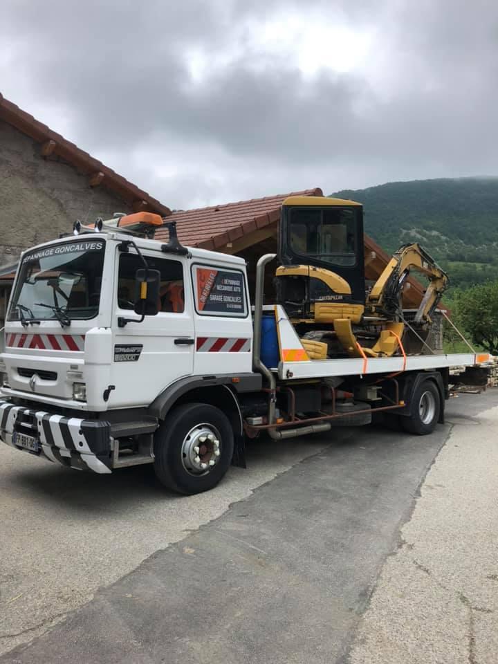 Remorquage de voitures Briord